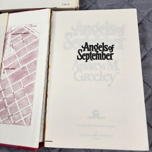 Vintage 1980s Lot 3 ANDREW M GREELEY Books HC DC Book Club Ed - Picture 4 of 6